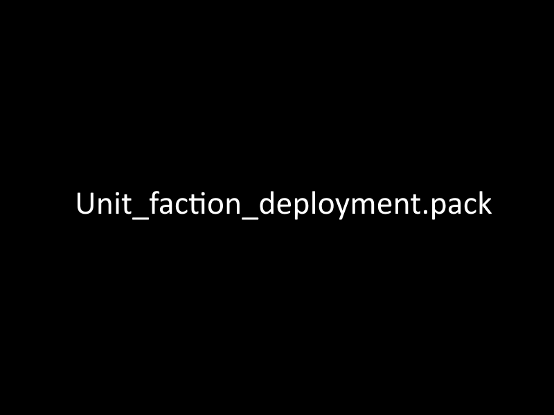 Unit faction deployment