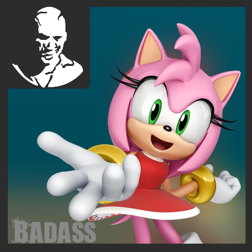 Amy rose over badass