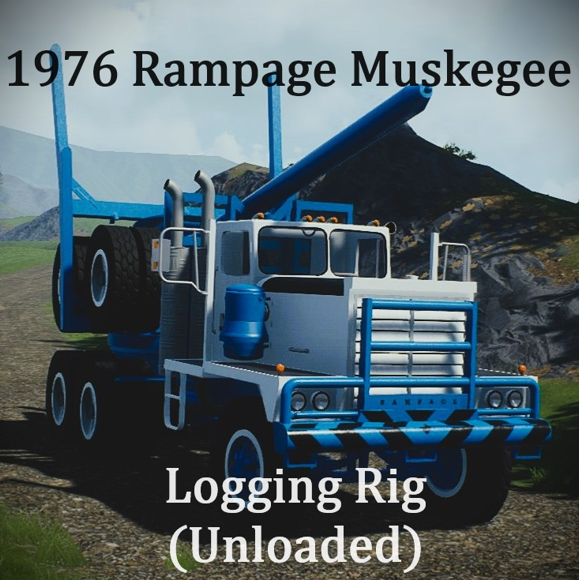 1976 Rampage Muskegee OHT-112 Logging Rig (Unloaded)