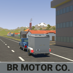  The Small Enclosed Trailer Ver 1 - White