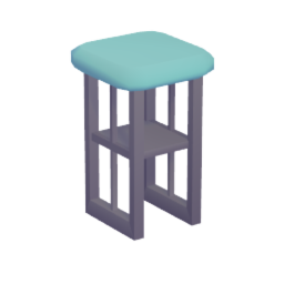 Lattice Island Stool