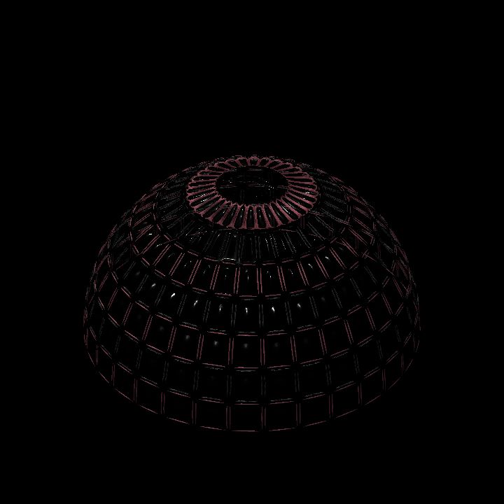 Golden dome scifi - full glass