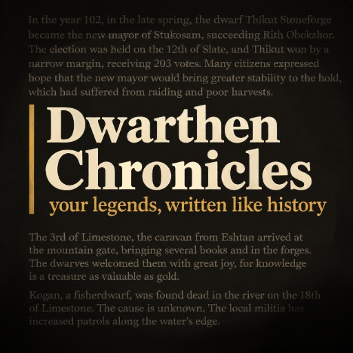 Dwarthen Chronicles preview