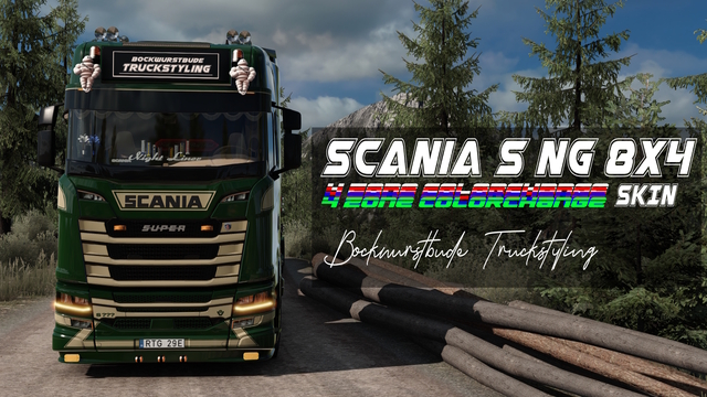 Scania S NG (8x4) Heavy Transport SKIN