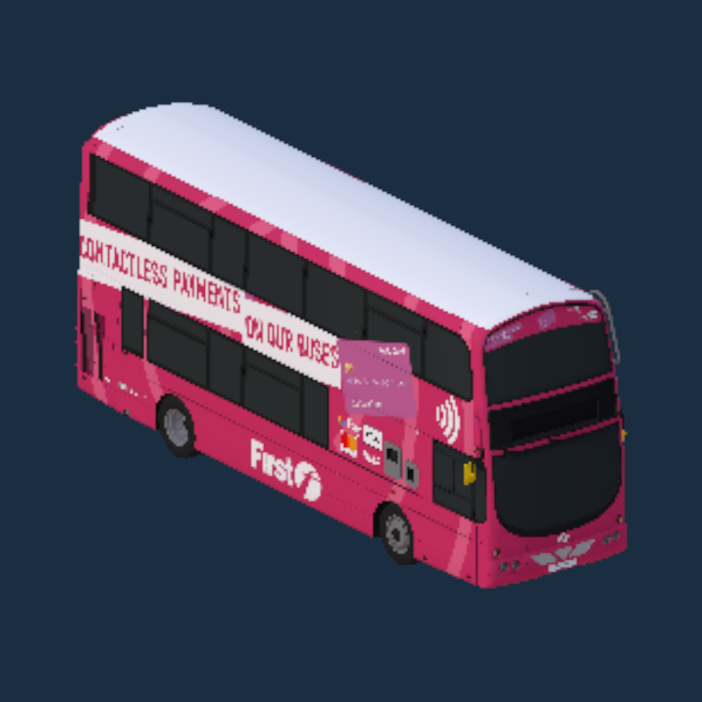 Wright Eclipse Gemini 1 B9TL First Contactless Advert Wrap Livery