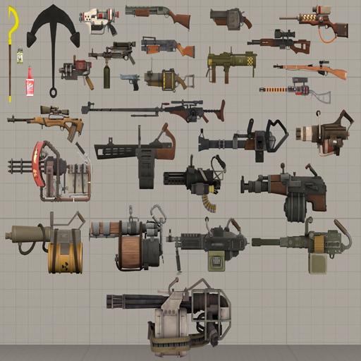 Team Fortress 2 Enhanced Weapons Pack #2 (Props)