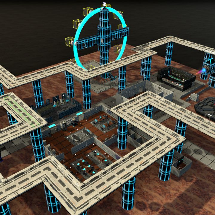 Scifi amusement park