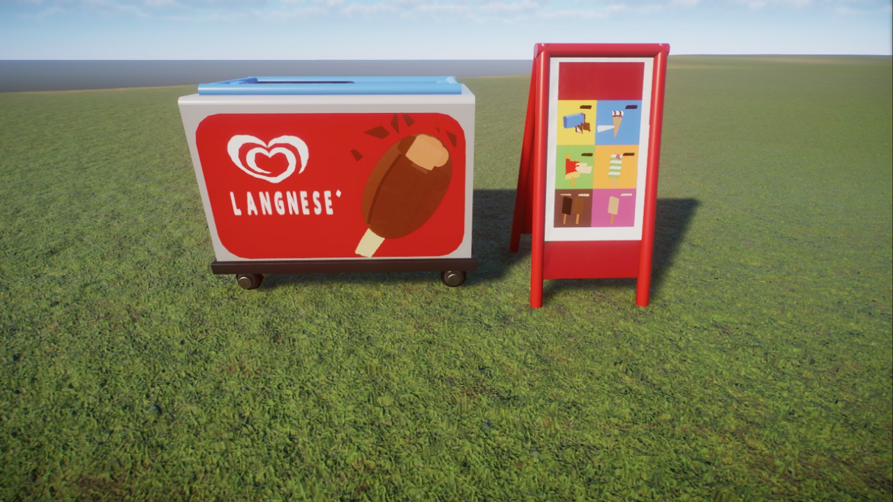 THAT ice cream brand freezer and sign