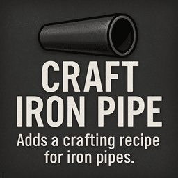Craftable Iron Pipe – Project Zomboid Mod