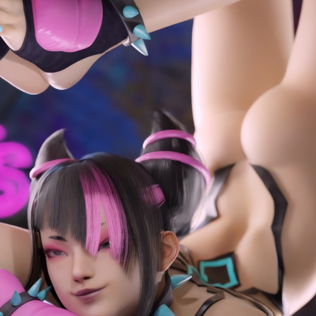 Juri Han Flexible Footjob 4K Animation Vertical (Street Fighter) preview