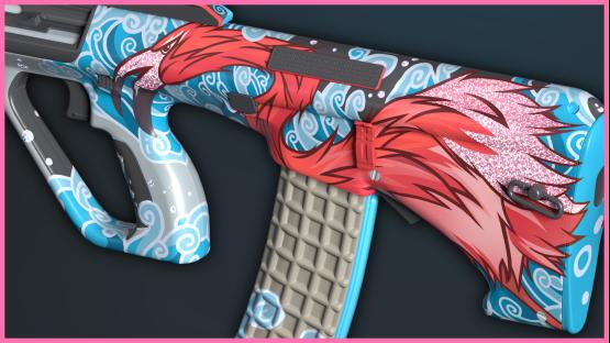 AUG | Flamingo fury (Glitter)