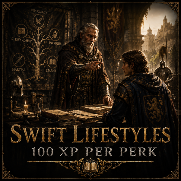 Swift Lifestyles - 100 XP per Perk