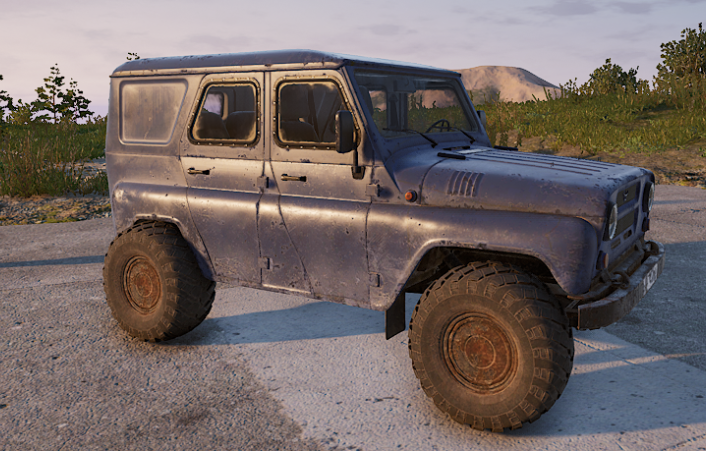 Blue-UAZ