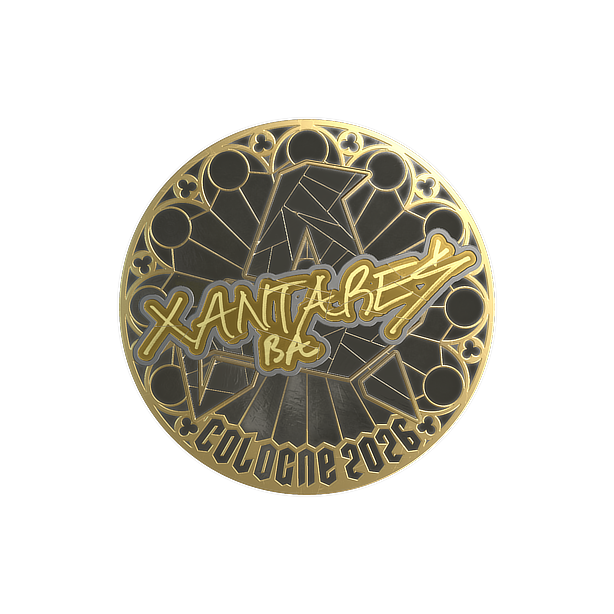 AK-47 | Fire Serpent Sticker | XANTARES (Gold) | Cologne 2026
