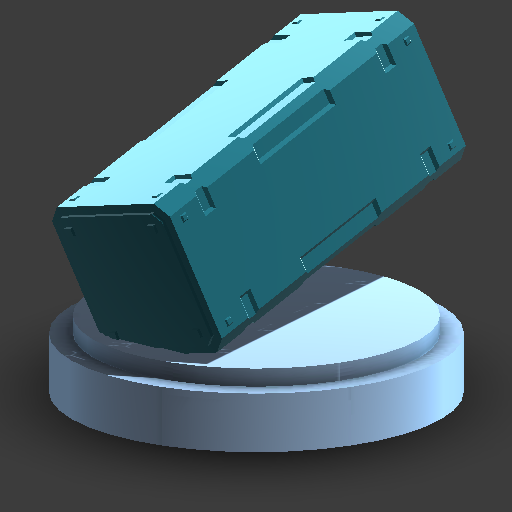 plastic trident blue
