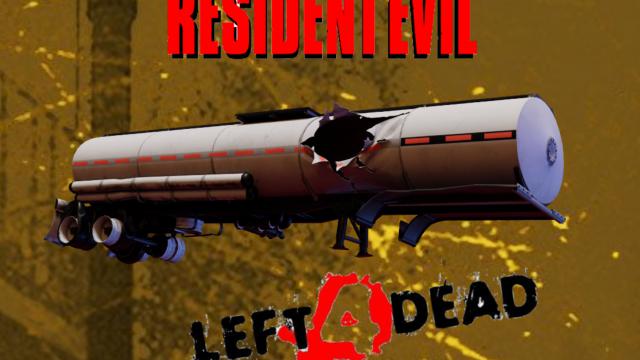 Resident Evil 2 tank crash replace preview
