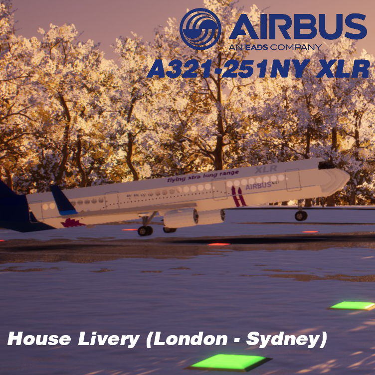 Softbody AIR LINER Airbus A321XLR House Livery (London - Sydney livery)
