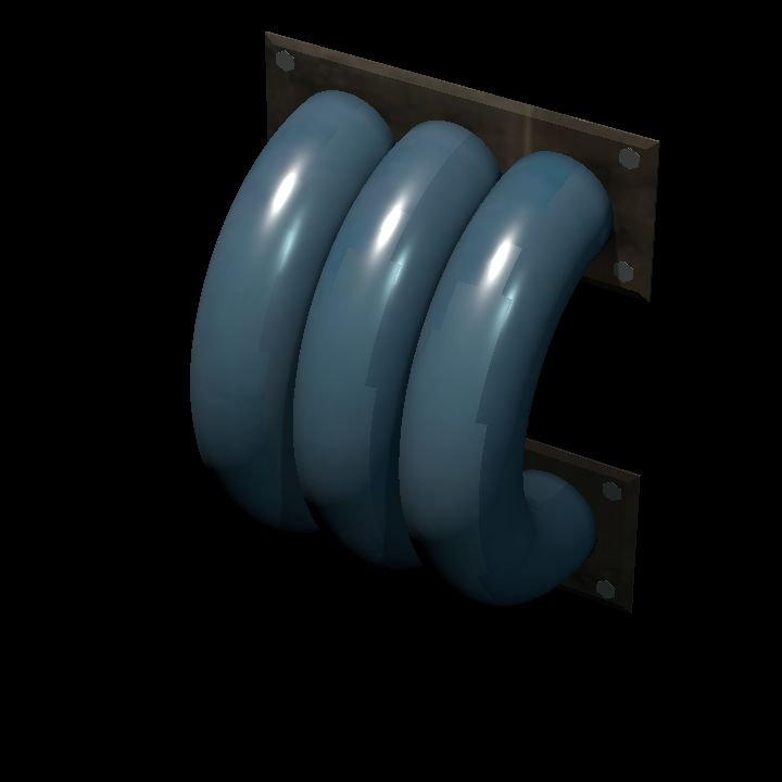 Wall pipes D - triple