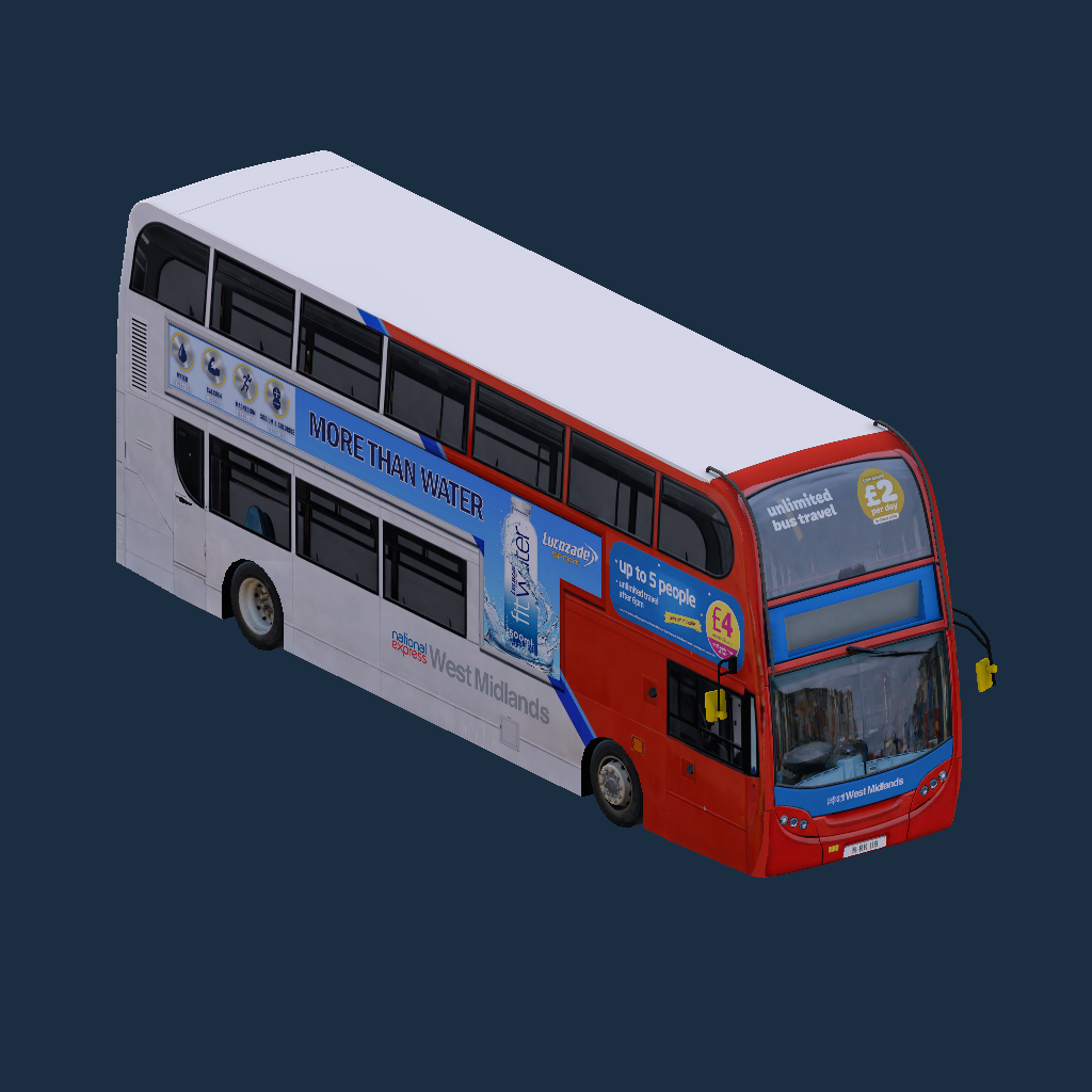 NXWM Enviro 400 -Blue (Advert 1)