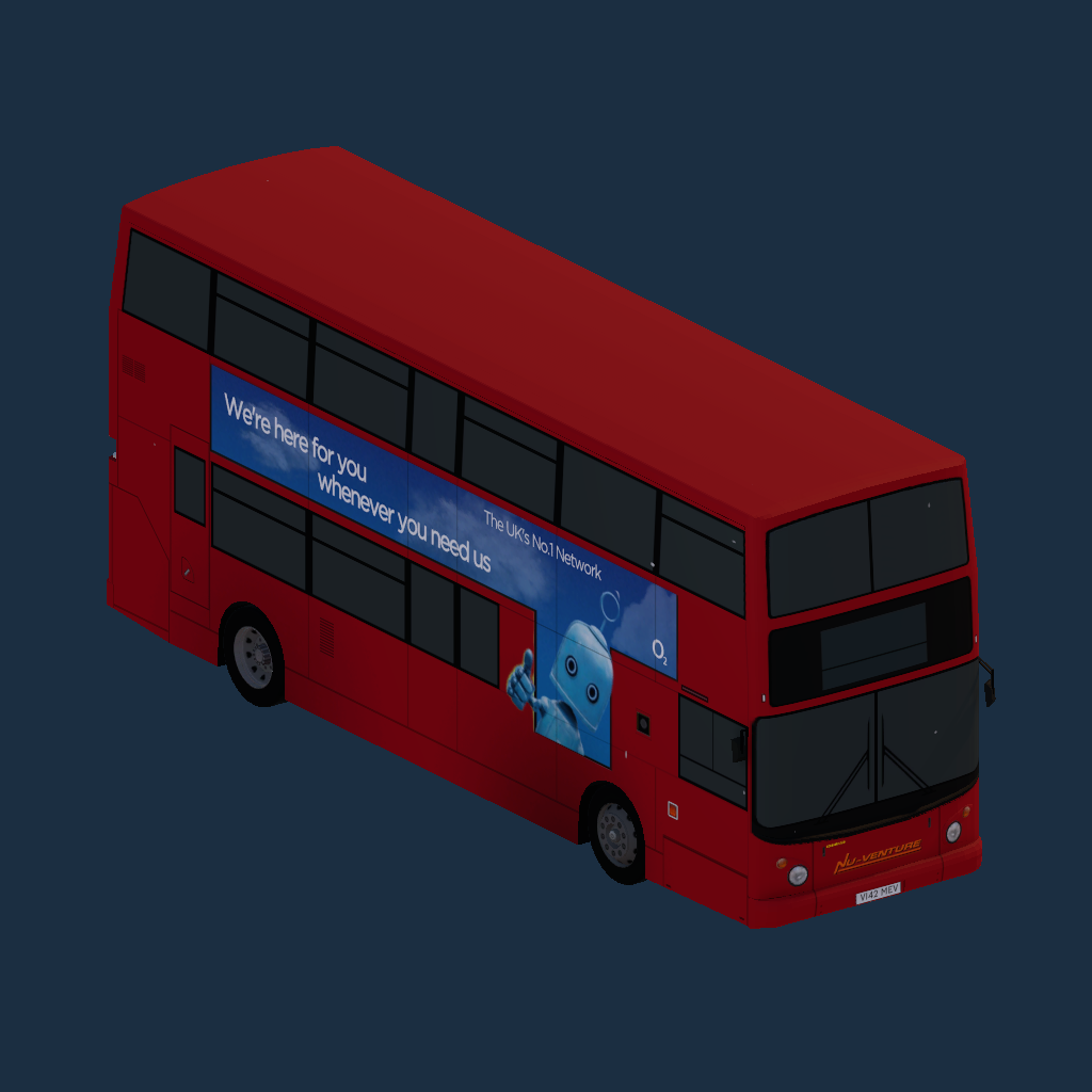 Dennis Trident ALX400 - Nu-Venture Red (Adverts)