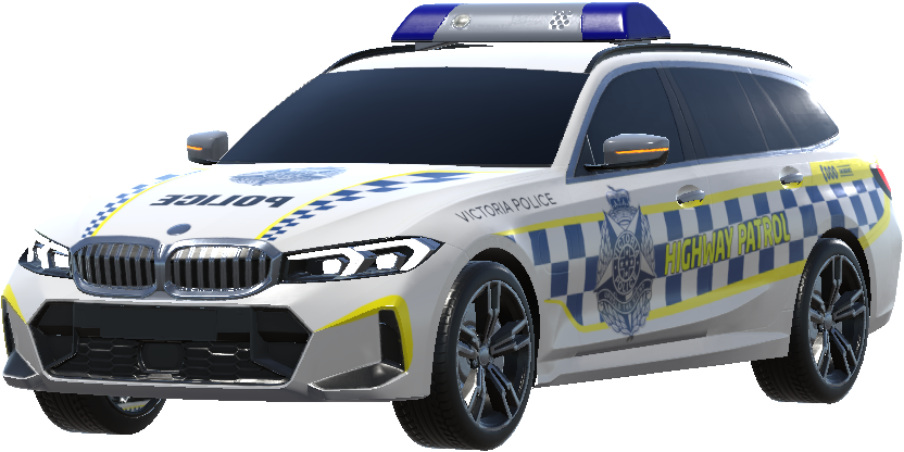 VICPOL - Highway Patrol White