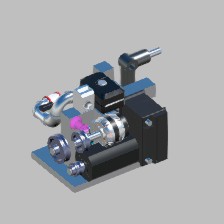 Generator with kickstart and starter