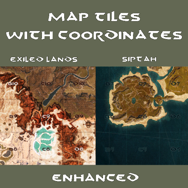 Map with Coordinates - Enhanced