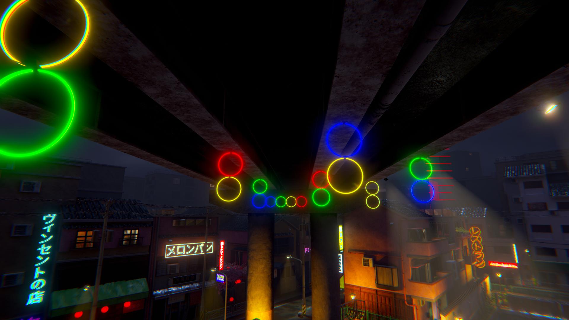 [micro] hanging lights underbridge