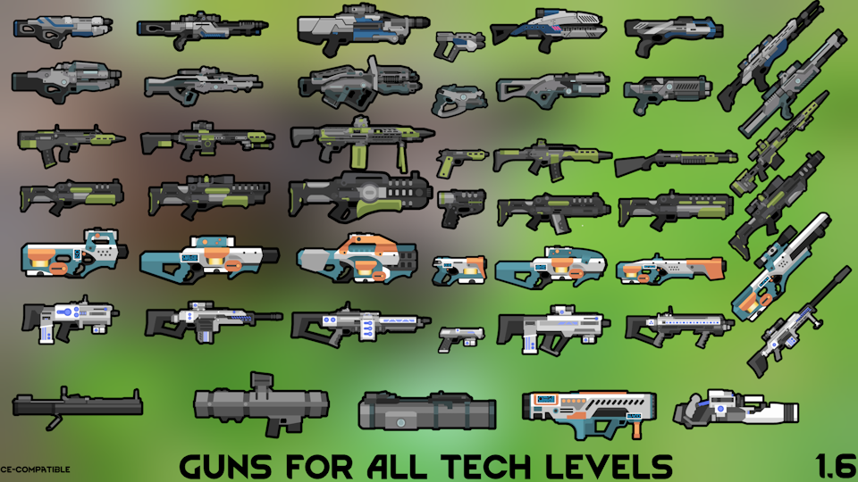 Guns For All Tech Levels