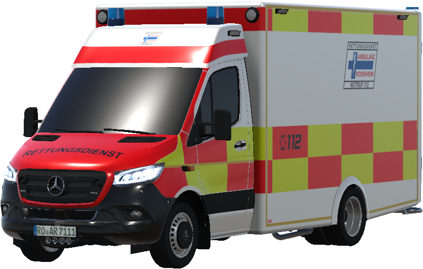 Ambulanz Rosenheim Skin – RTW WAS 500 (2023)