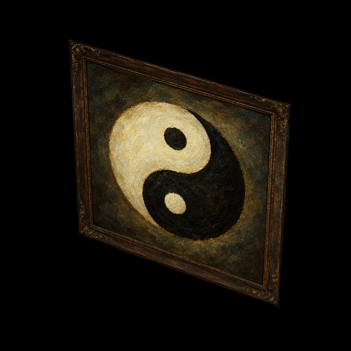 Painting, Yin and Yang Symbol {2D}