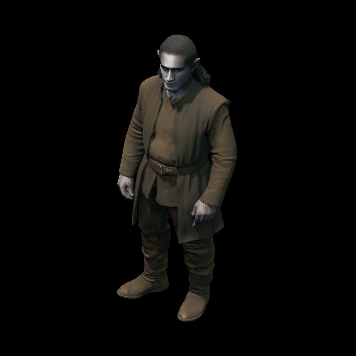 drow commoner male