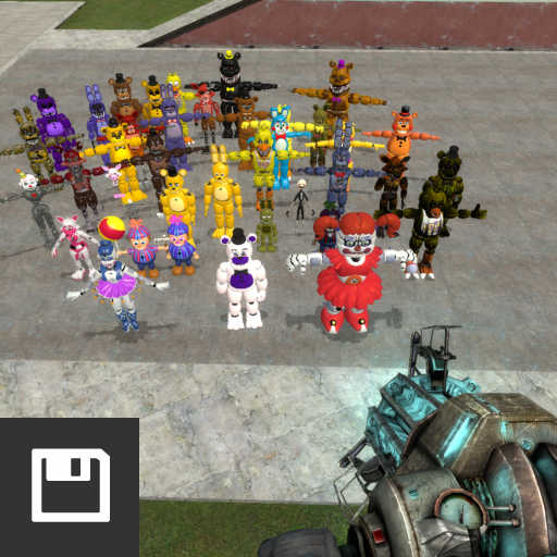 Five Nights at Freddy's Nostalgia Animatronics