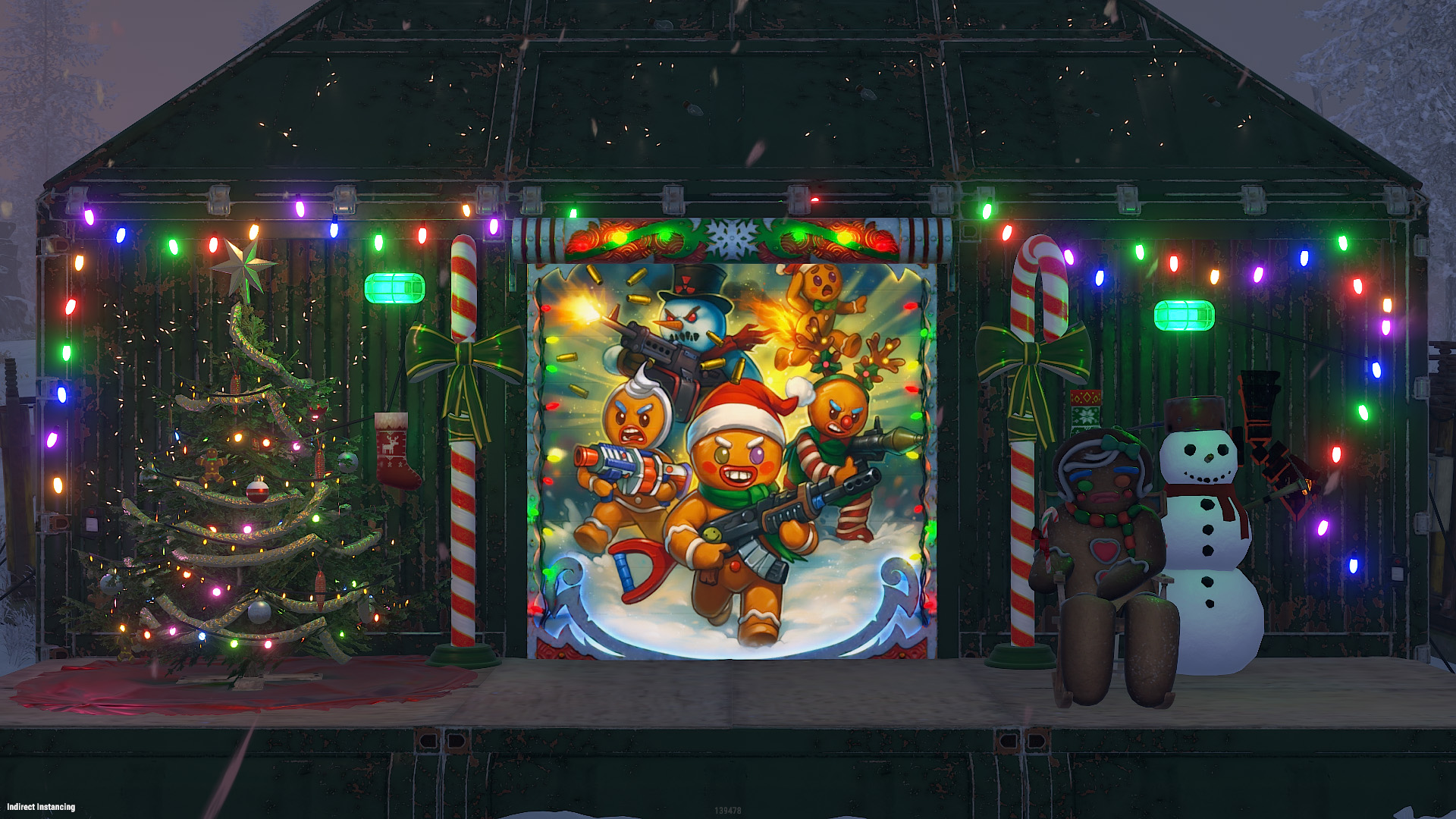 Gingerbread Raid Garage Door thumbnail 10