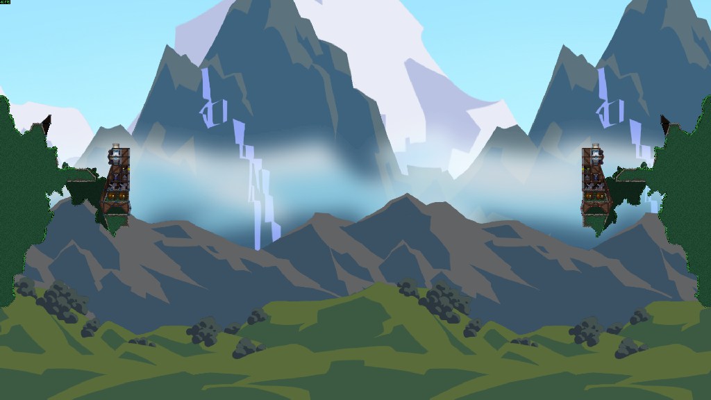 1vs1 Mountain ledge