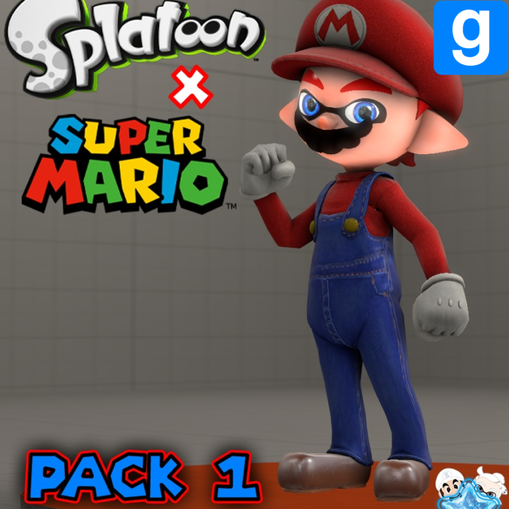 [Splatoon X Super Mario] Mario Mashup Gear - Pack 1