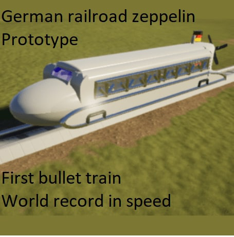 German railroad zeppelin