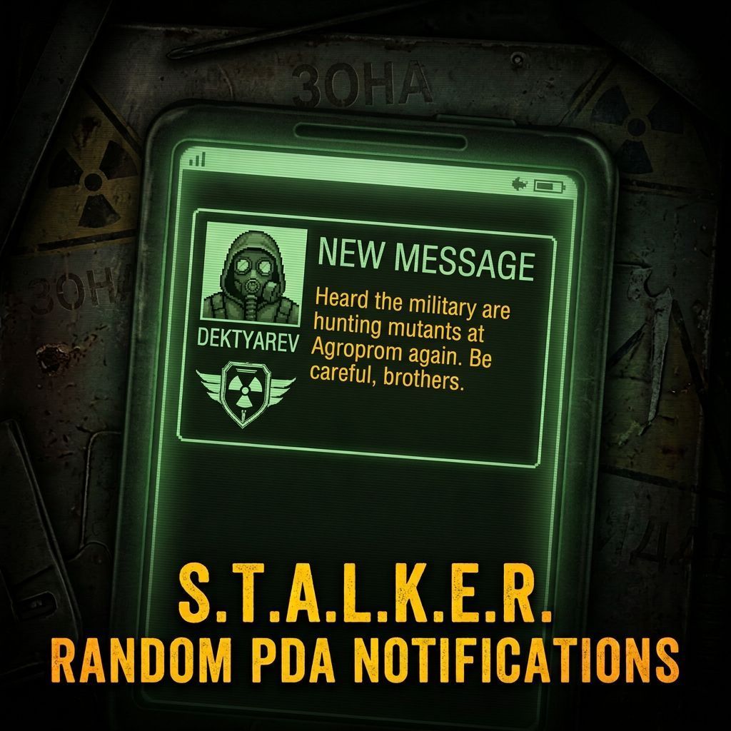 STALKER PDA Notifications FREE