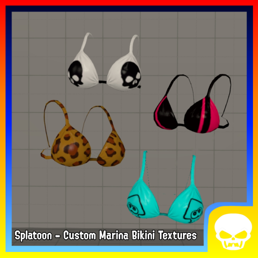 Splatoon - Custom Marina Bikini Textures