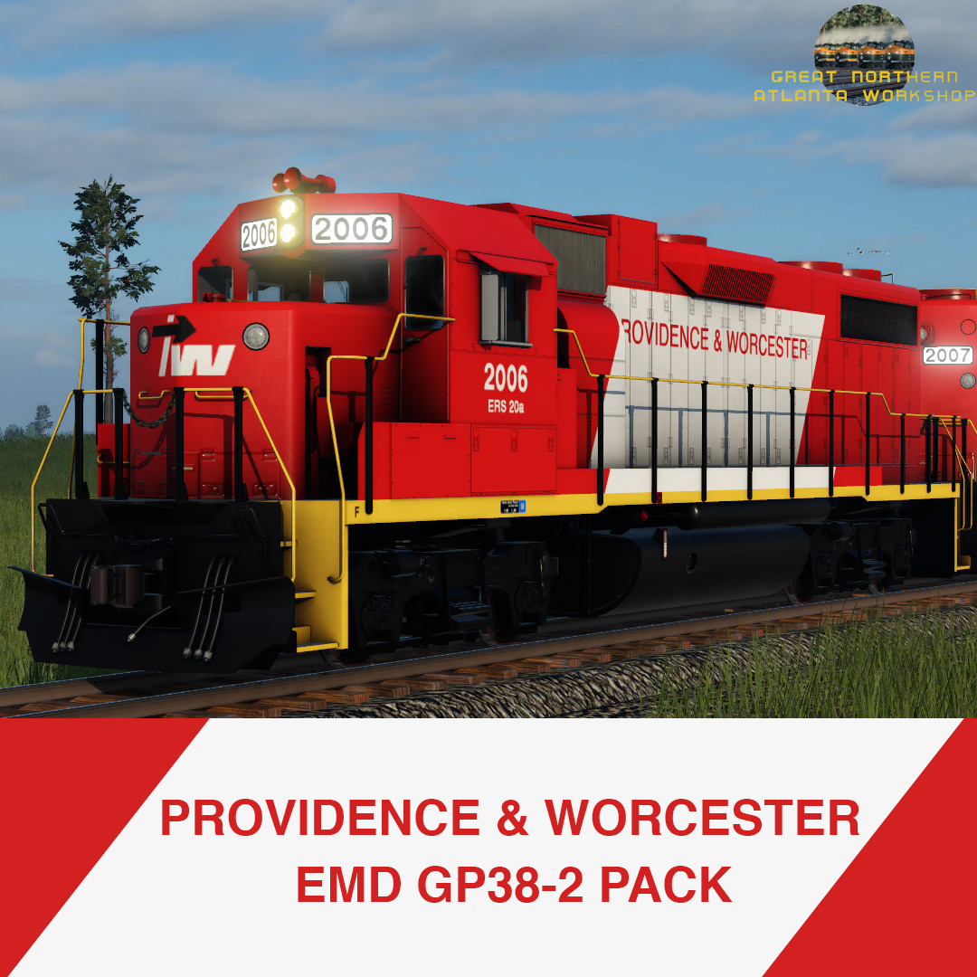 Providence and Worcester Railroad EMD GP38-2 Skin Pack