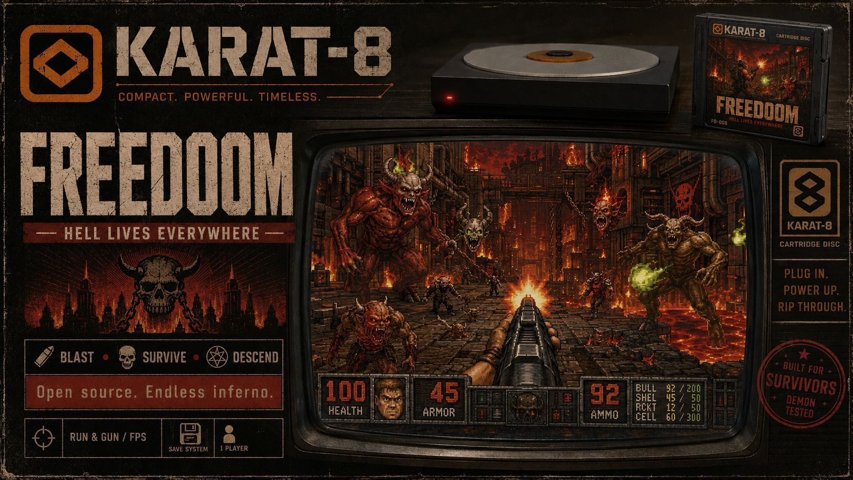 KARAT-8 Cartridge: Freedoom Phase 1