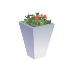 City Tall Flower Planter I