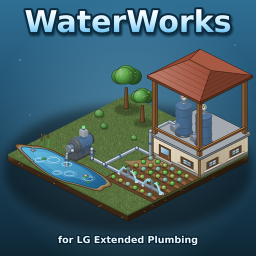 WaterWorks: pumps, water tower and sprinklers for LG Extended Plumbing [B42]
