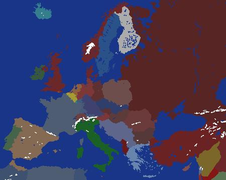 (A) Europe 1946 - The Iron Curtain Descends -