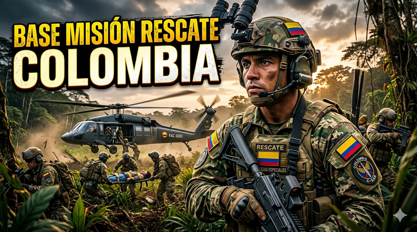 BASE MISION RESCATE COLOMBIA POR GARCIA