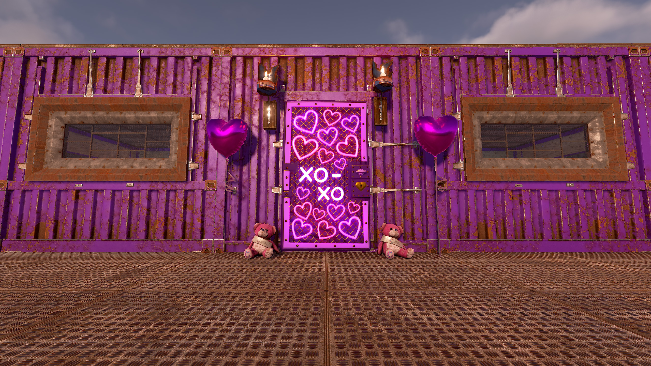 Neon Hearts Sheet Metal Door thumbnail 10