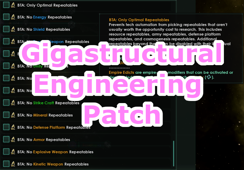 Better Tech Automation (Gigastructural Engineering Patch) (v3.14)