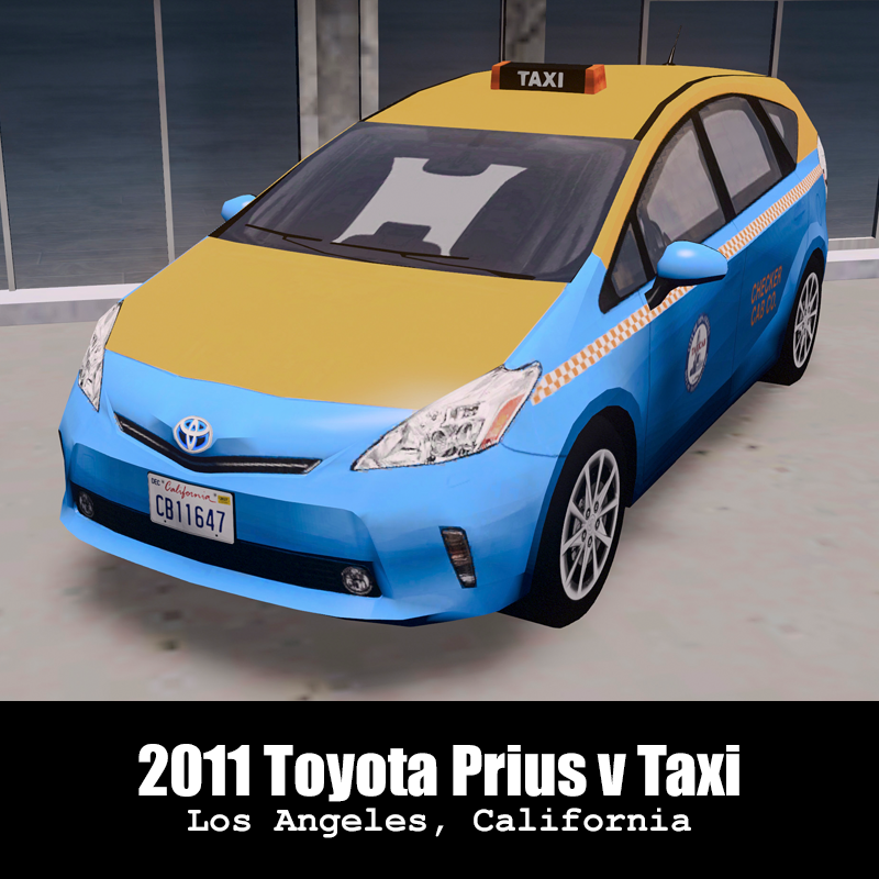 LA Checker Cab - 2011 Toyota Prius V preview