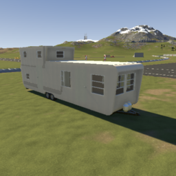 1950s 8x34 tri level mobile home