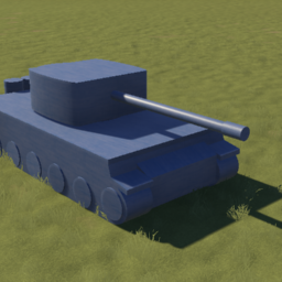 Target Practice: Heavy Tank (blue)